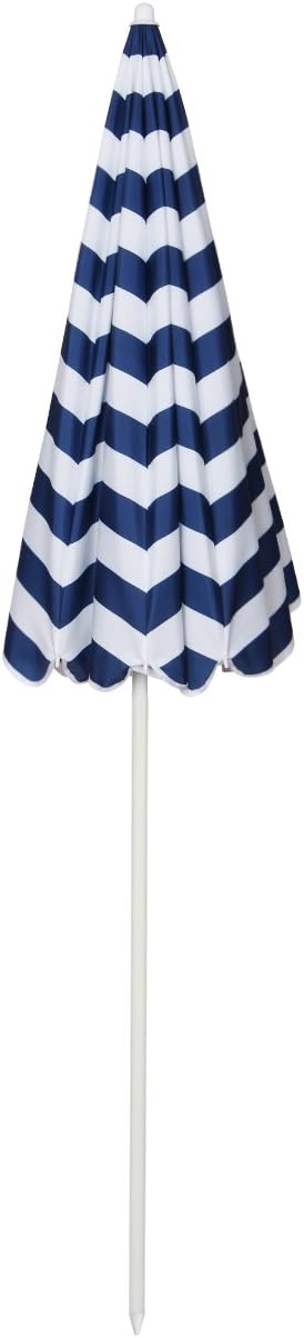 Sekey 160 cm Sonnenschirm Strand mit Schutzhülle für Balkon Garten & Terrasse Neigungswinkel und Höh