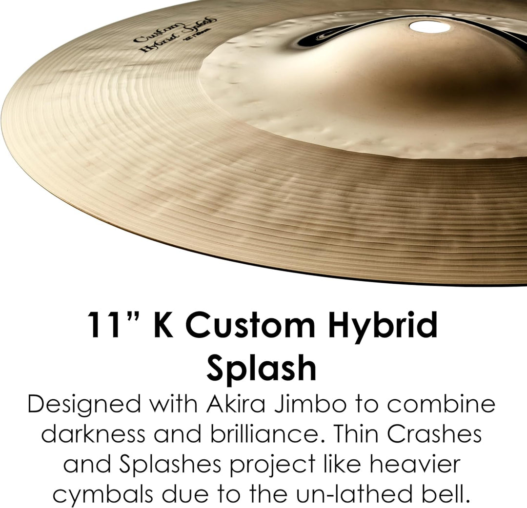 Zildjian K Custom Series - 11" Hybrid Splash Cymbal 11 Zoll, 11 Zoll