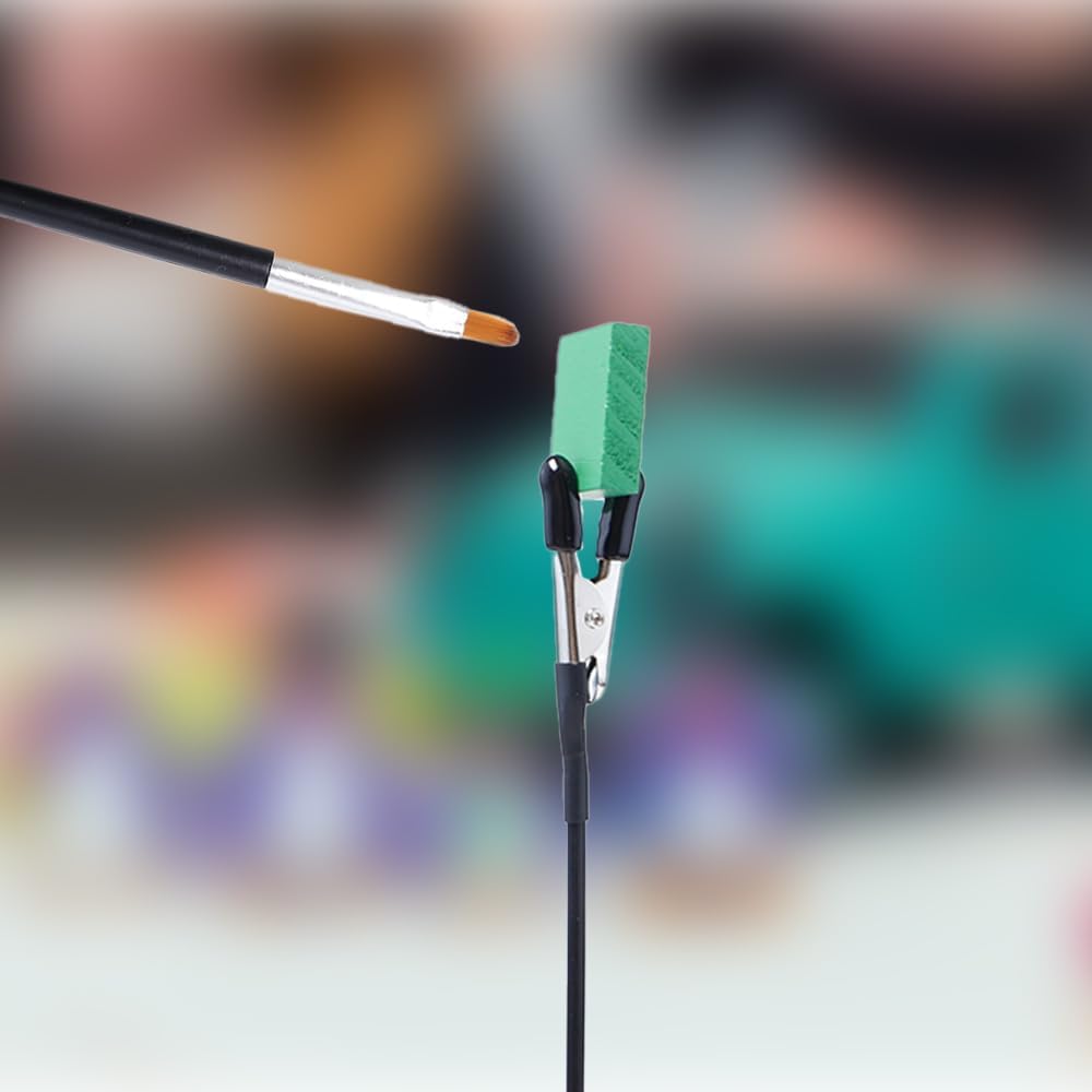 24 Stück Dritte Hand Löten mit Magnetfuss Flexibler Löthilfe Krokodilklemme 15cm Magnetisch Krokodil