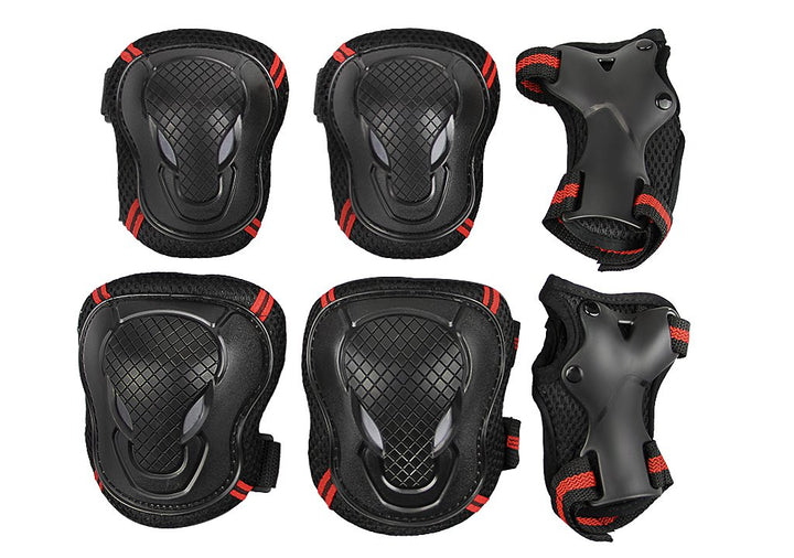 Liying Neu Damen Herren Protektoren Set Schützer Set 6pcs Knieschoner Ellenbogenschützer Handgelenks