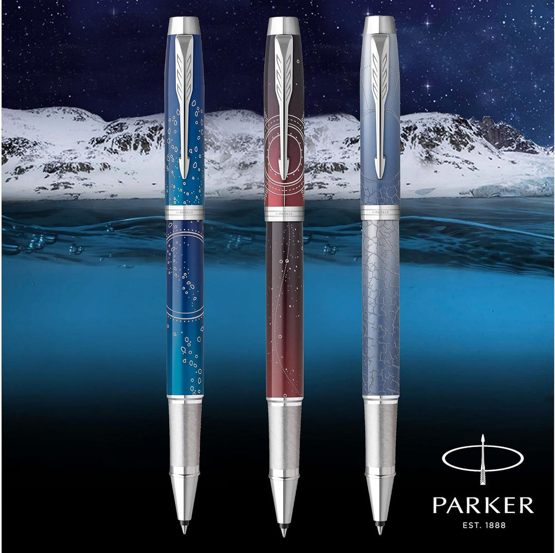 PARKER Roller IM Premium Special Edition Polar (Silver) M Schwarz Silber, Silber