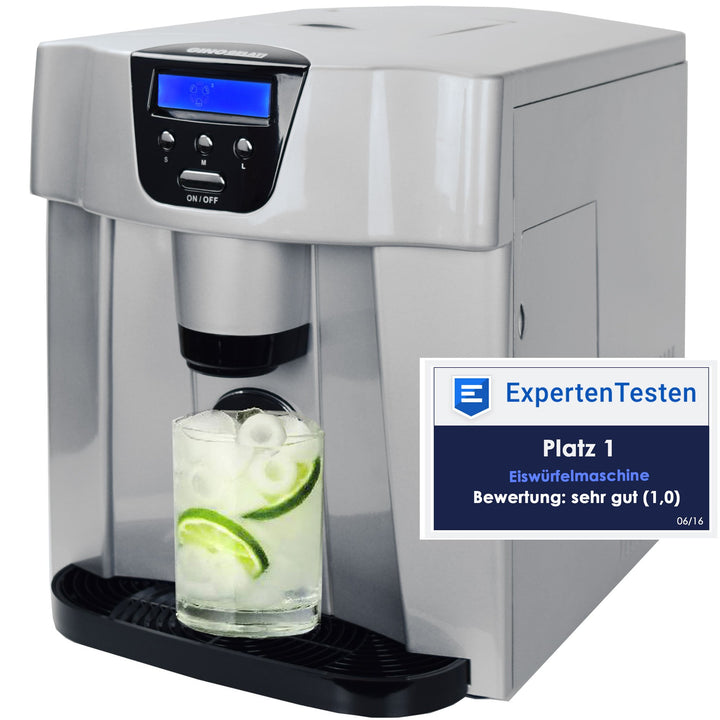 Gino Gelati GG-400 Digitaler Eiswürfelbereiter Eiswürfelmaschine