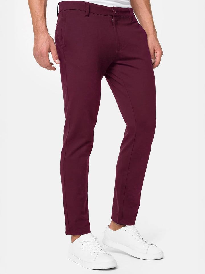 Indicode Herren Rodekro Performance Pants | Chinohose Herrenhose Super Stretch Stoffhose Bequeme Bus