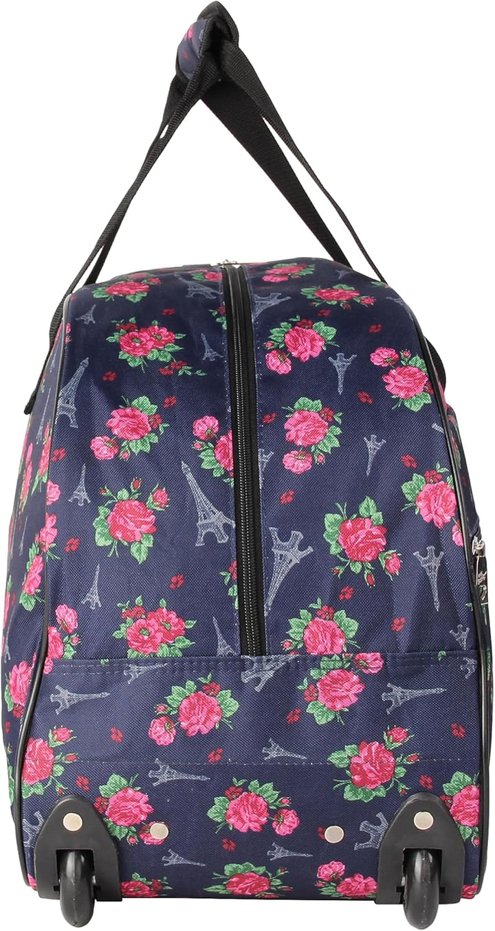 Betsey Johnson Designer-Handgepäck-Kollektion – leichte Reisetasche mit Muster, 55,9 cm – Wochenend-
