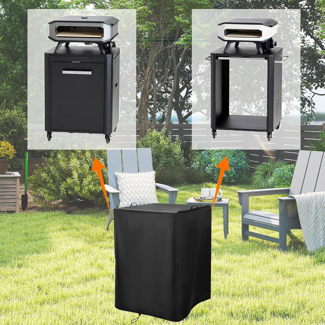 Pizzaofen Abdeckung, Abdeckhaube für Cozze Gas Pizza Ofen-73x64x109cm Pizzaofen Zubehör Outdoor Wass