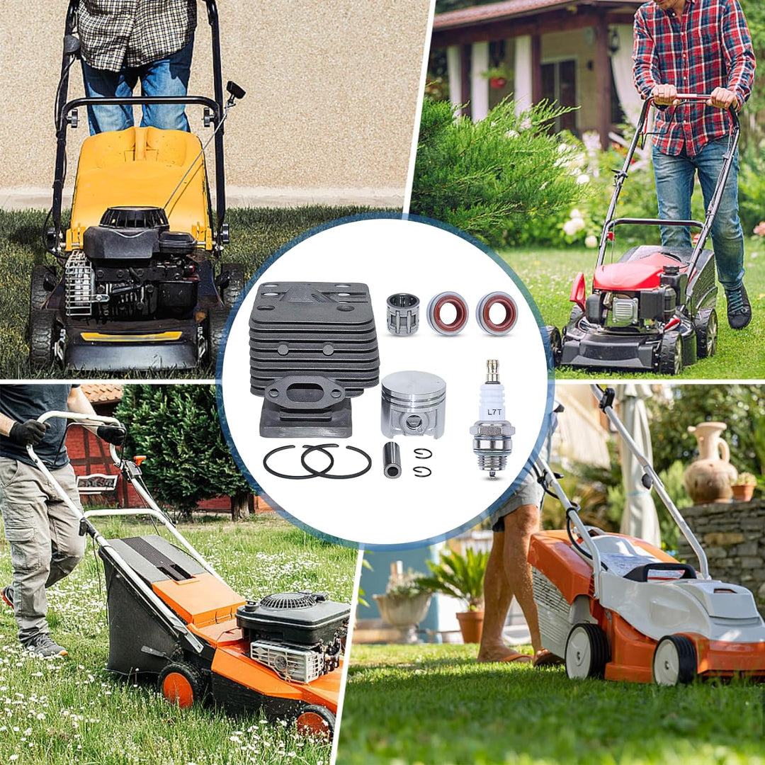 AUMEL 40mm Zylinderkolben Kit Für Stihl FT250 HT250 FS250 FS250R FS202 FS120 FS200 Freischneider Ers