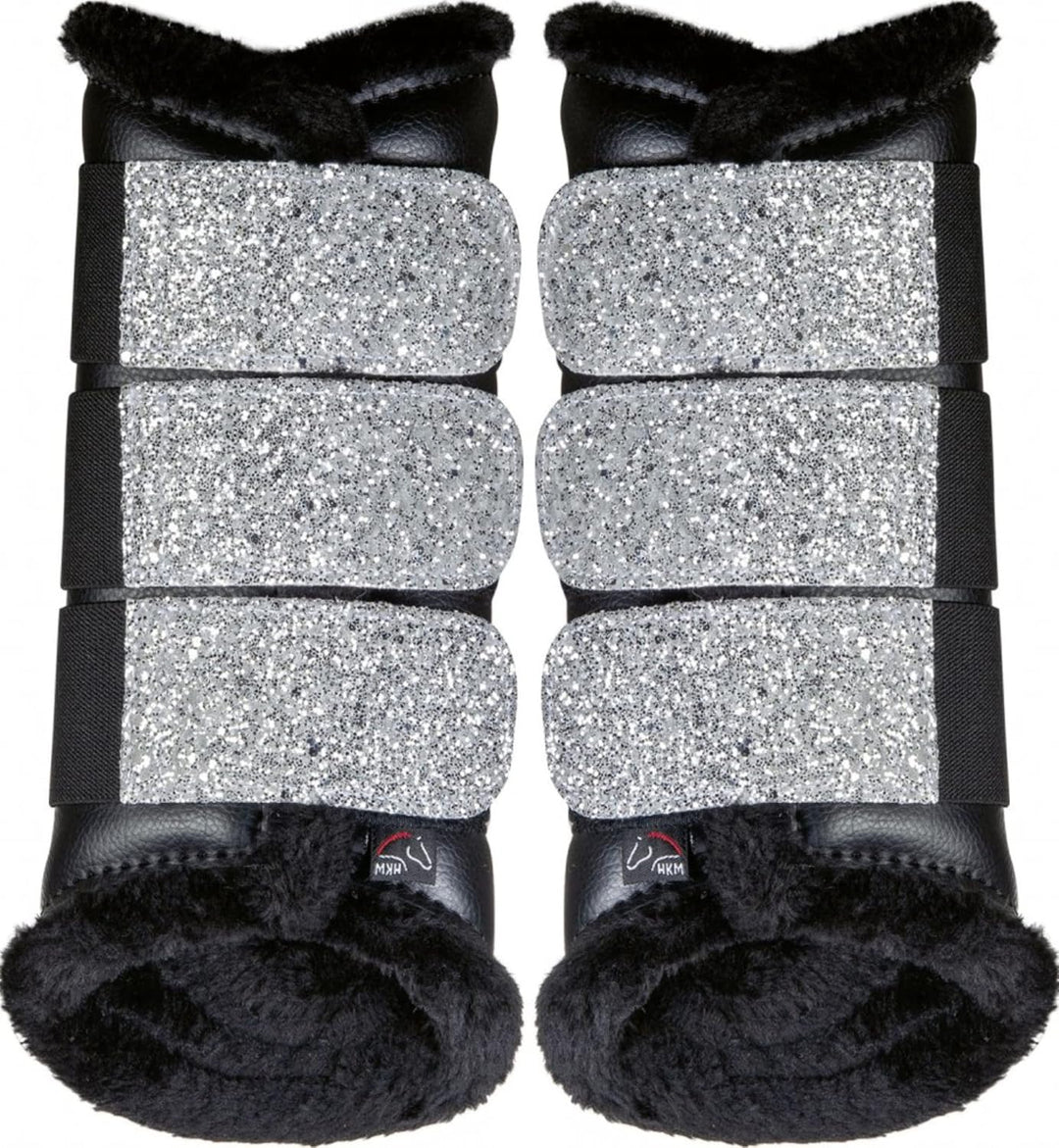 HKM Sparkle Gamaschen Schwarz XL