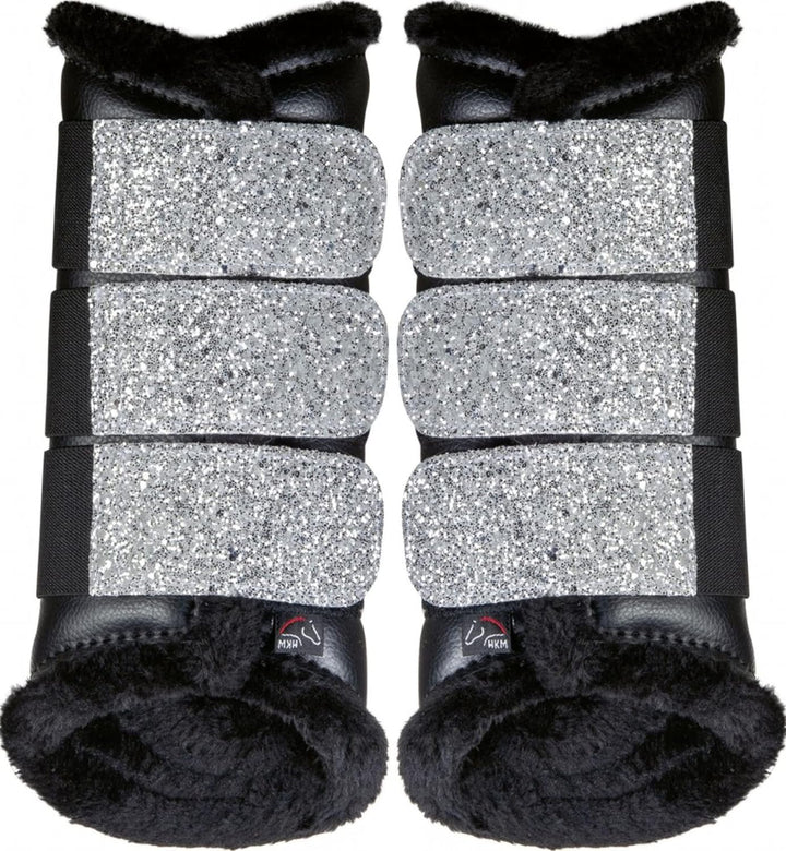 HKM Sparkle Gamaschen Schwarz XL