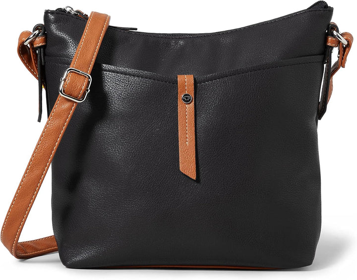 TOM TAILOR bags Novara Damen Umhängetasche Crossbody Bag 28 x 8,5 x 25 Schwarz, 28 x 8,5 x 25 Schwar
