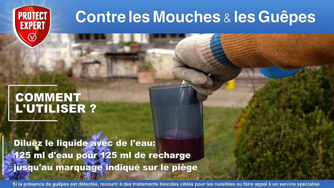 SBM PIEGE A GUEPES,FRELONS ET MOUCHES 1 PIEGE GUEPIEG