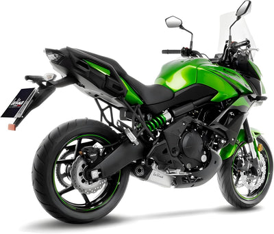 Auspuffanlage LeoVince Komplettanlage SBK UNDERBODY, Edelstahl, Carbon Kappe, 2/1, mit Katalysator,