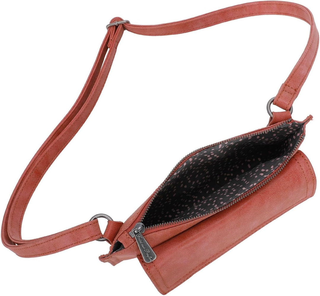 Fritzi aus Preussen Damen Fritzi45 Cross Vintag 493 Burn Umhängetasche, One Size