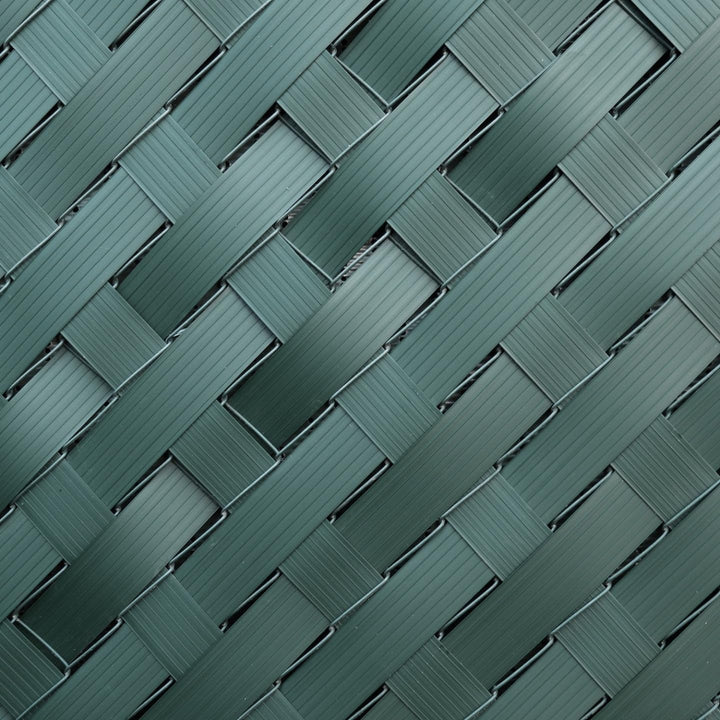 IDMarket - Set mit blickdichten Lamellen aus PVC, Grün, L.60 M für Gitterpaneel