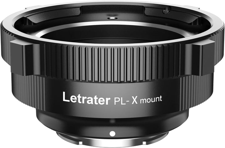 Letrater PL-FX cine Objektivadapter Konverter für Fujifilm X-Mount Kameras X-Pro1, X-E1, Mattschwarz