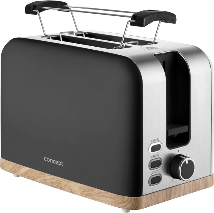 Concept TE2016 Toaster ELWOOD schwarz