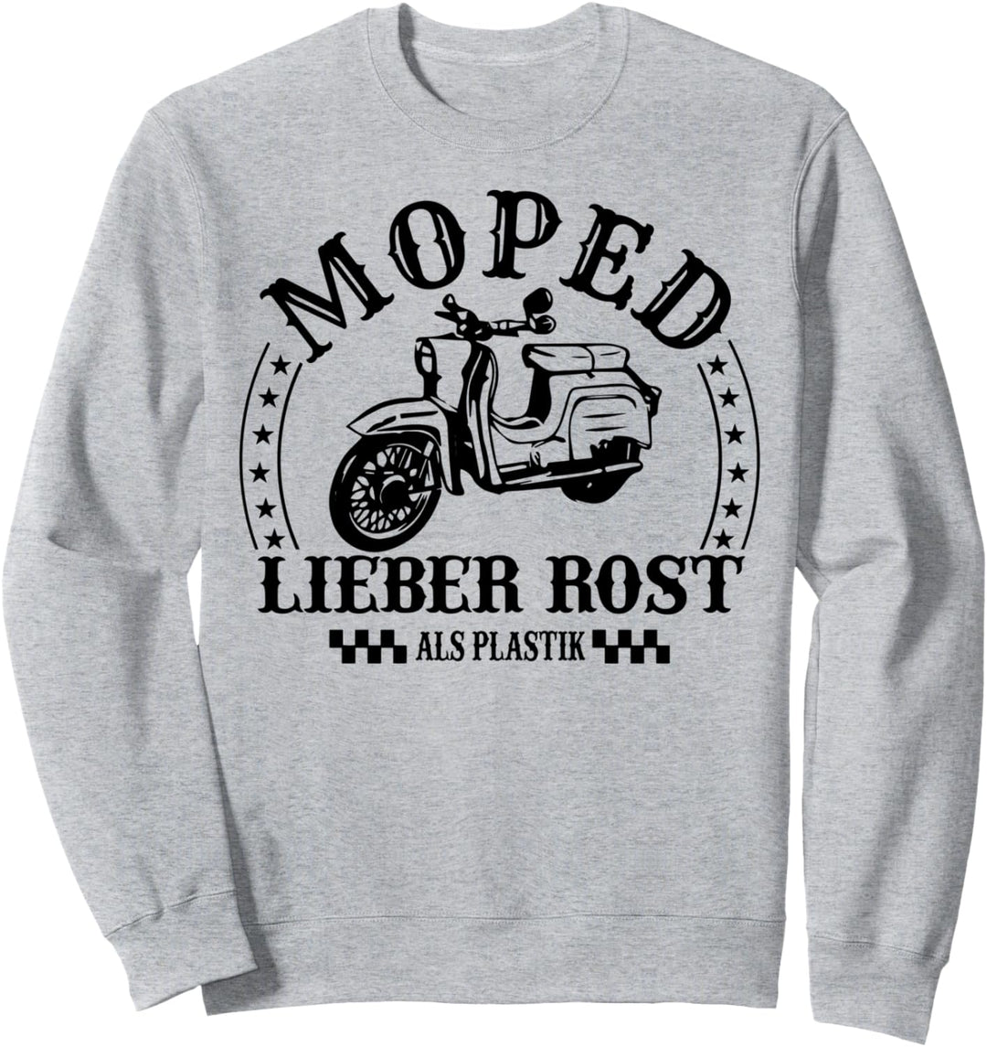 Lieber Rost Als Plastik Simson-Schwalbe Sweatshirt