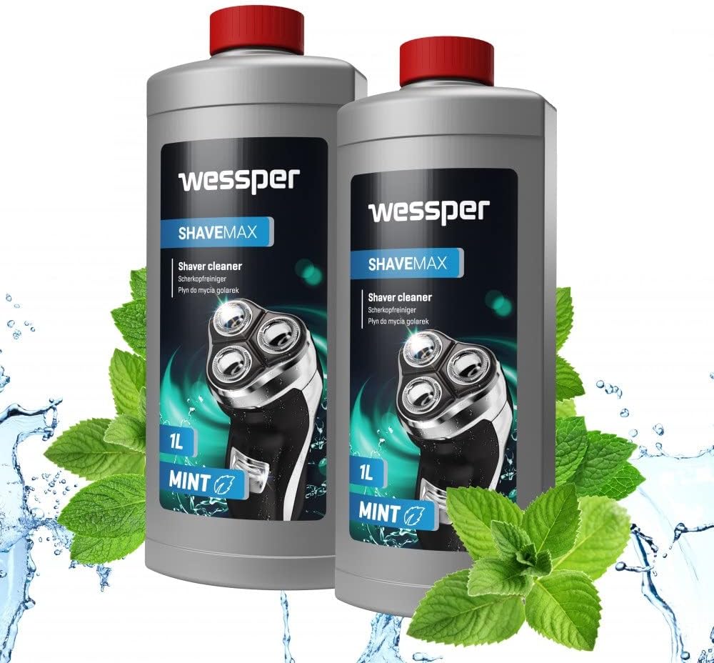 Wessper Scherkopfreiniger zum Nachfüllen geeignet für die Rasierer von Braun Clean & Renew Synchro A