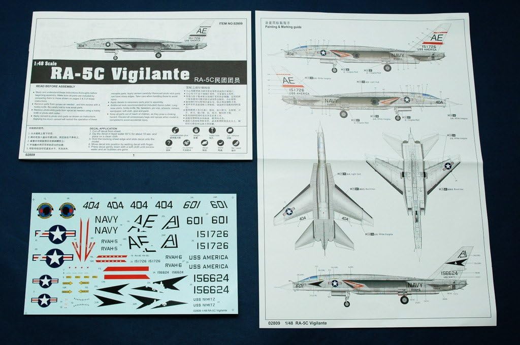 Trumpeter 02809 Modellbausatz North American RA-5C Vigilante