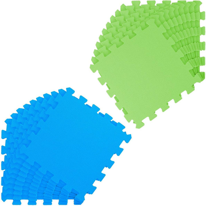 LittleTom 18 Teile Spielmatte Baby ab Null - 30x30 Schaumstoff Puzzlematte Kinder Isomatte Baby Spie