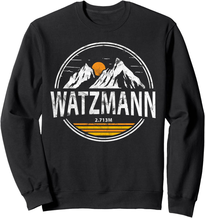 Watzmann Alps Wandern Berge Bergsteigen Klettern Sweatshirt