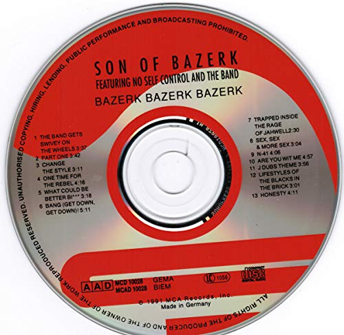 Bazerk Bazerk Bazerk, Audio-CD