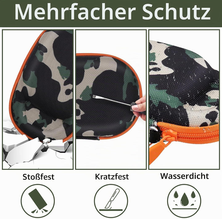 Aenllosi Harte Tasche Kompatibel mit JBL Clip 5 Bluetooth Lautsprecher Box,JBL Tragbare Wasserfest S