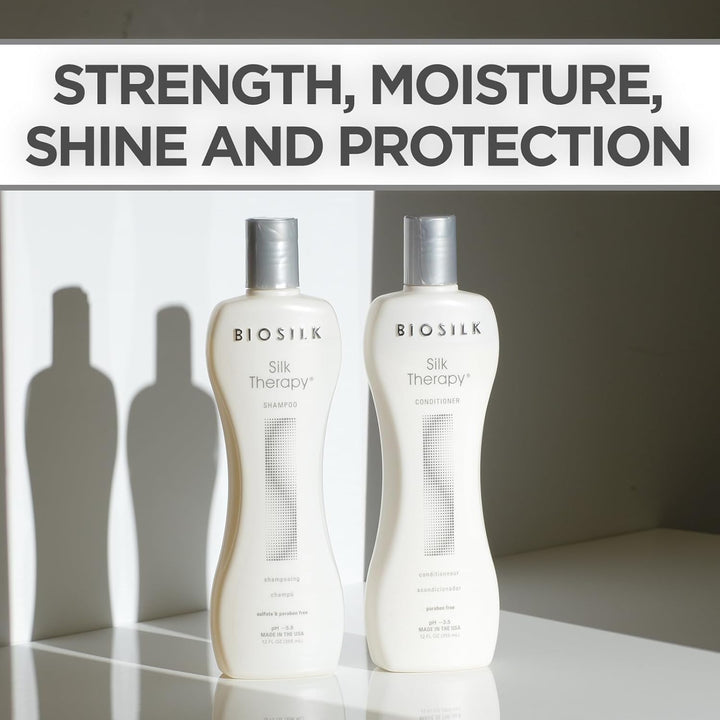 Biosilk Silk Therapy Duo Set Shampoo und Conditioner 340 ml