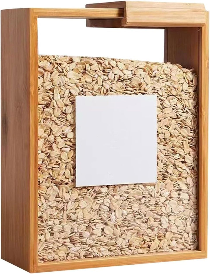 Home Küche Müsli Spender Lagerung Holz Restaurant Transparent Haferflocken Kaffee Massivholz Lagerun