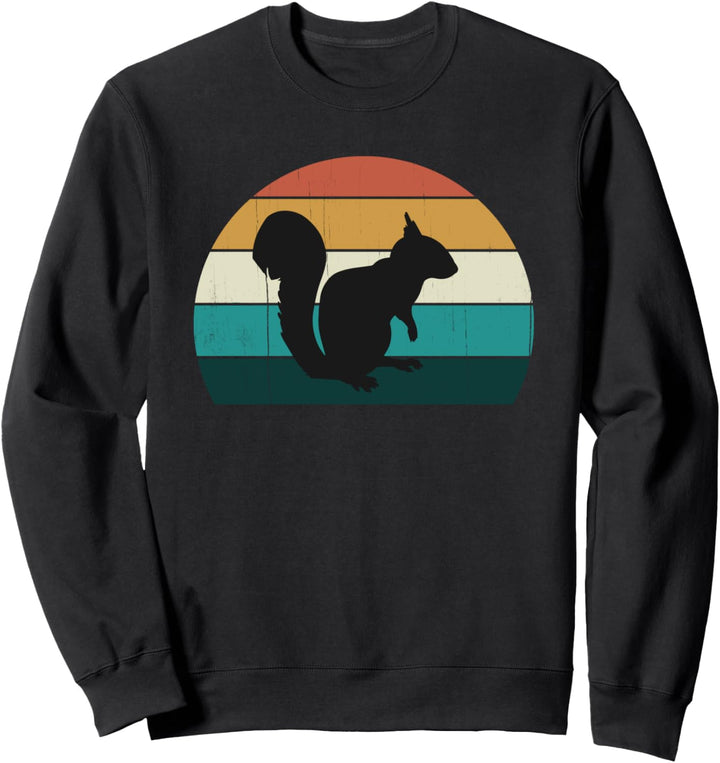 Retro Eichhörnchen - Cooles Vintage niedliches kleines Sweatshirt