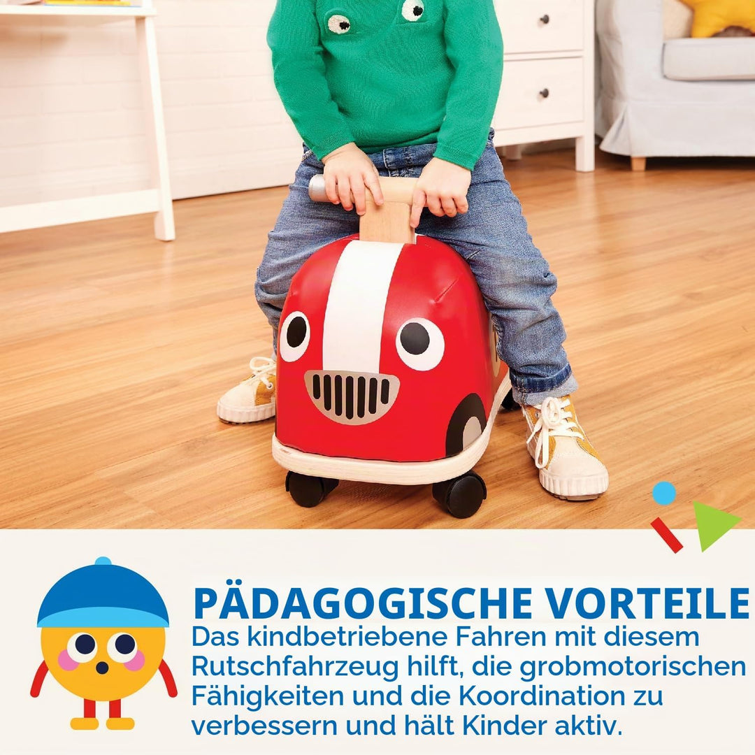 Battat – Rollender Rennwagen – Rutscherfahrzeug Rennwagen – Aktivspielzeug für Kleinkinder, Kinder –