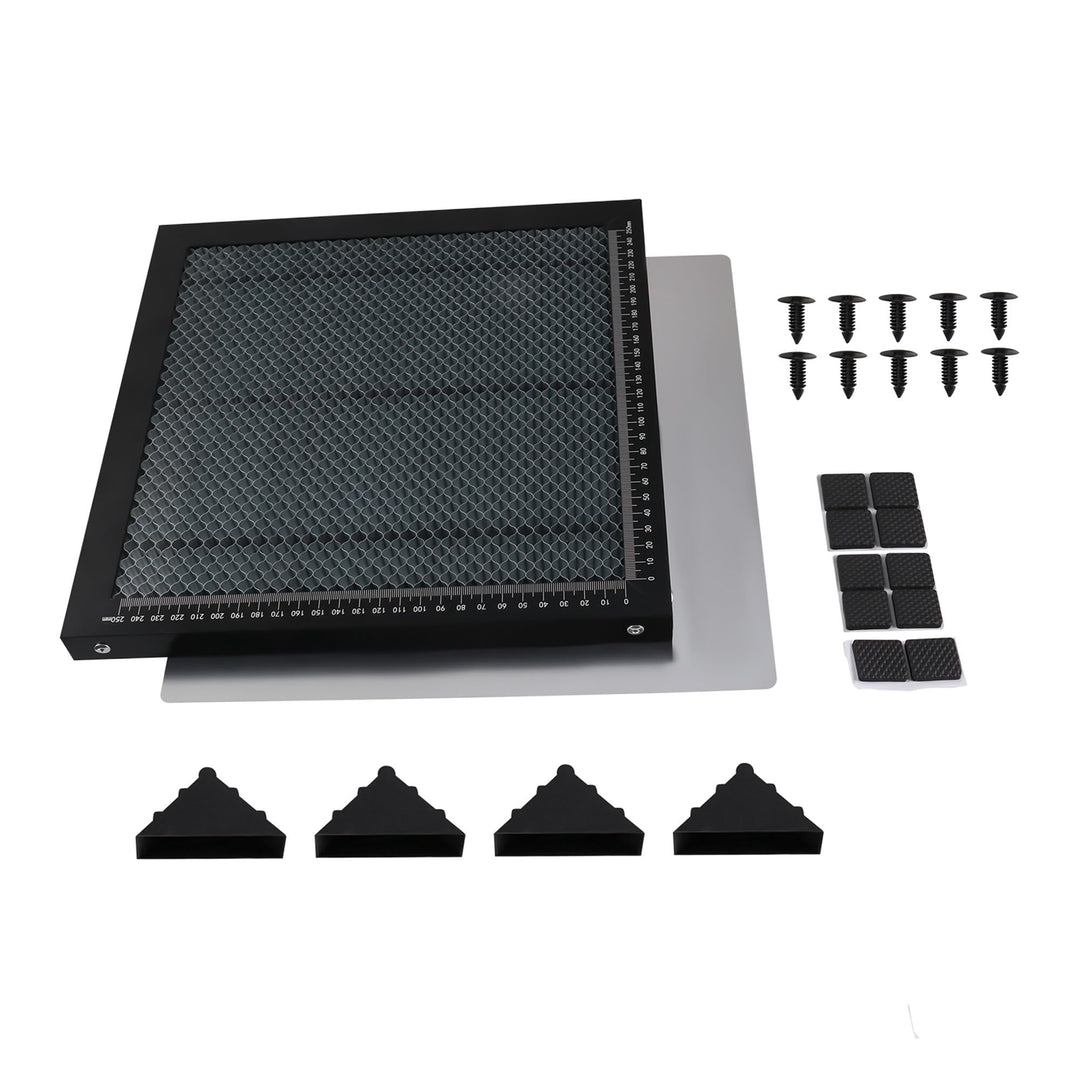 TIOMIOSEA Laser Wabentisch,Laser Waben Arbeitstisch Honeycomb Wabenplatten 300 x 300 x 22 mm,Laser H