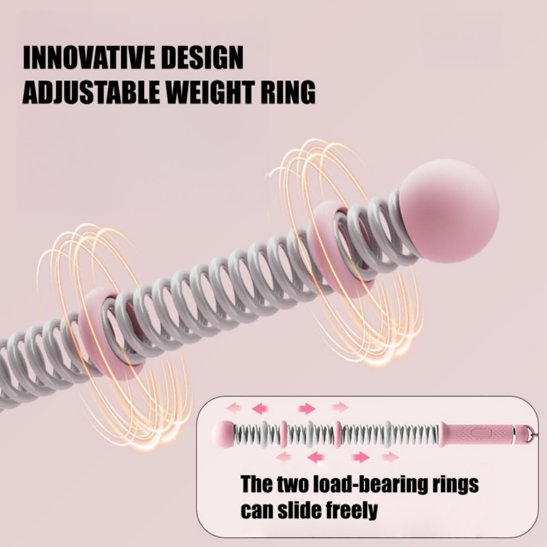 Verstellbares Ropeless Battle Rope,Tragbare Gewichtete Seile ohne Seil,Platzsparendes Hausgymgerät f