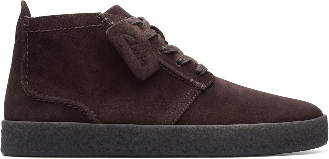 Clarks Herren Streethill Mid Stiefelette 44 EU Dark Tan Lea, 44 EU Dark Tan Lea