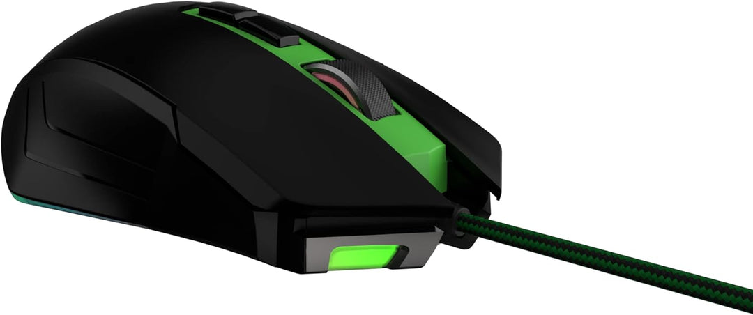 PUSAT V11 Kabelgebundene Gaming-Maus, 10000 DPI, 8 programmierbare Tasten, RGB, DPI-Umschalttaste –