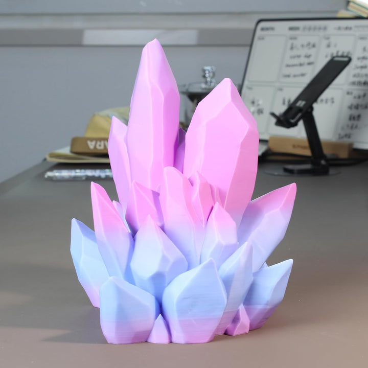 3D Druck Controller Ständer Kristall Design Rosa Blau Rosa-Blau, Rosa-Blau