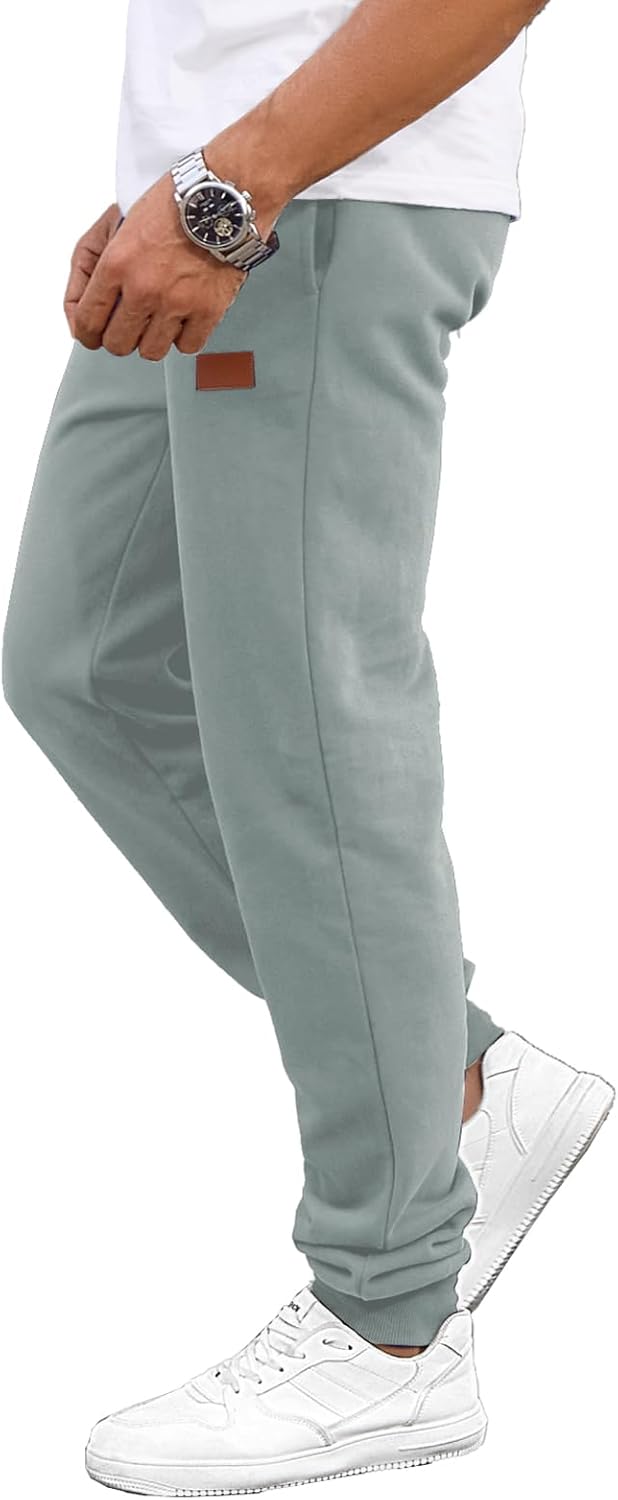 HMIYA Jogginghose Herren Baumwolle Trainingshose Sporthose Freizeithose Lang Hosen Klassische Sweath