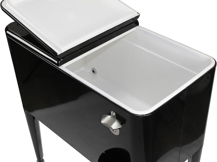 Kailua Cooler - Kühlbox, Kühlwagen, Getränkekühler Schwarz, Schwarz