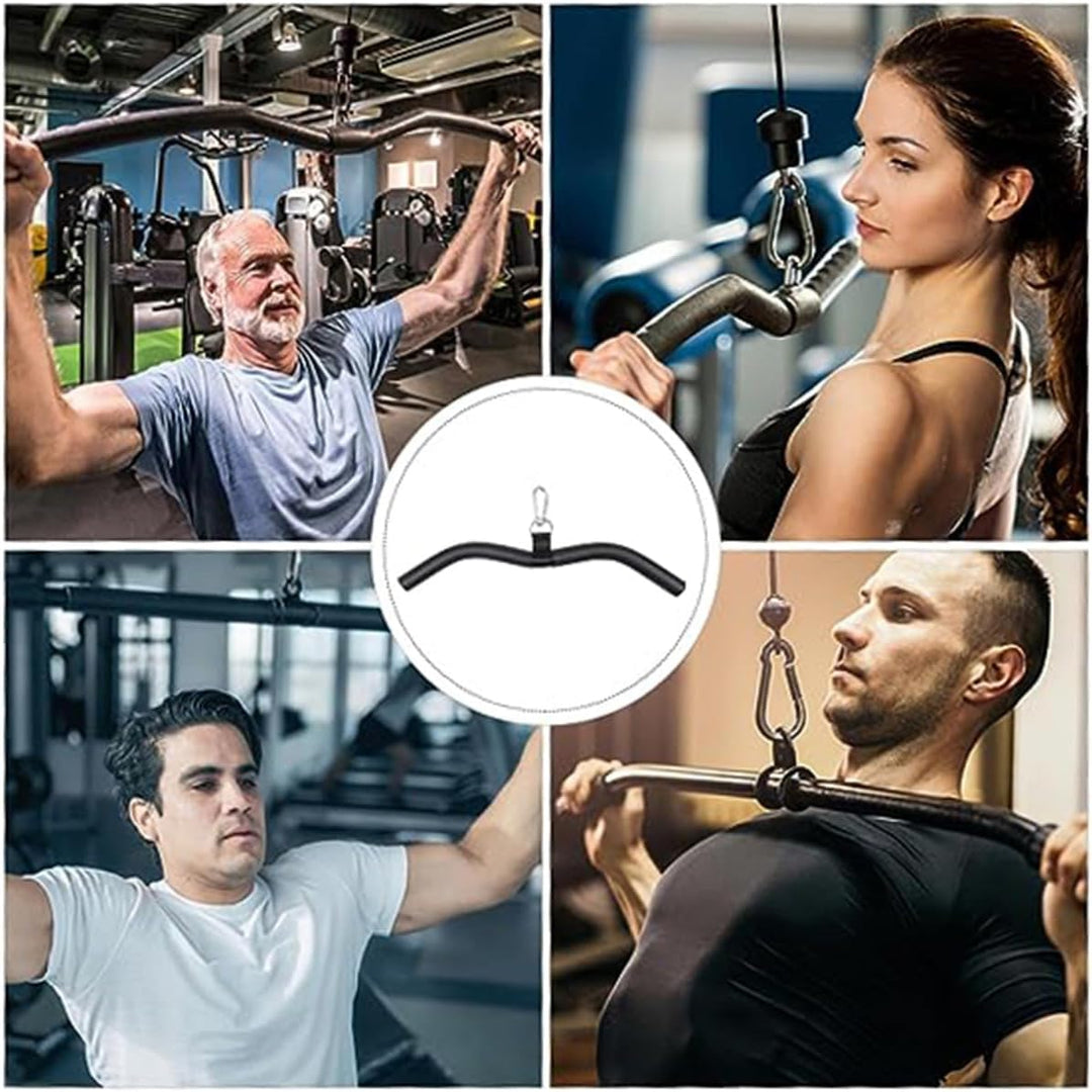 Trizeps gerade Stange,Fitness Bar,Fitness Bar Werkzeug Zubehör Stahl Bizeps Zugstange Pull Down Bize