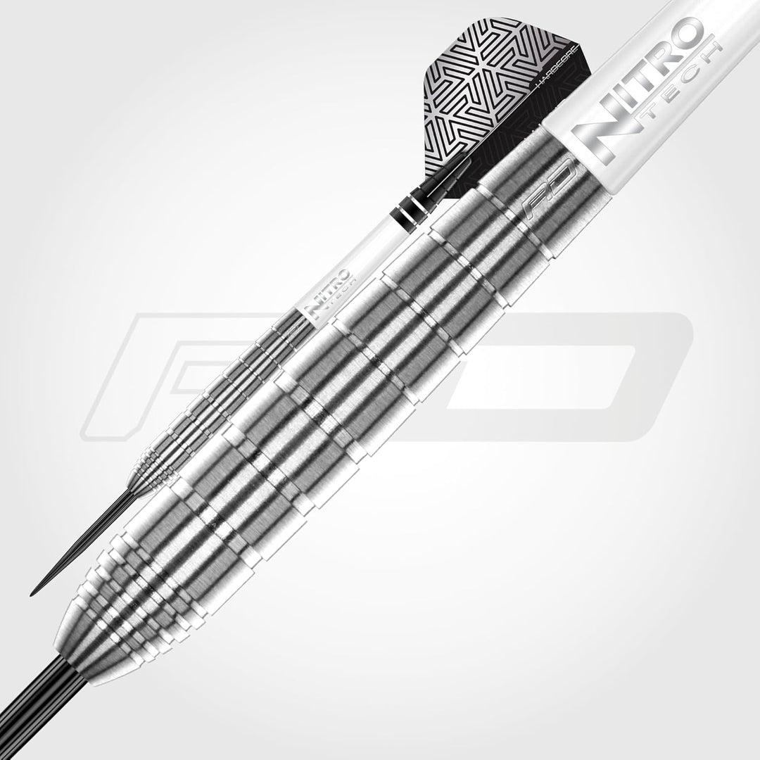 RED DRAGON Luke Humphries TX Serie Premium Wolfram Steeltip Dart Set mit Flüge und Schäften 22G 1, 2