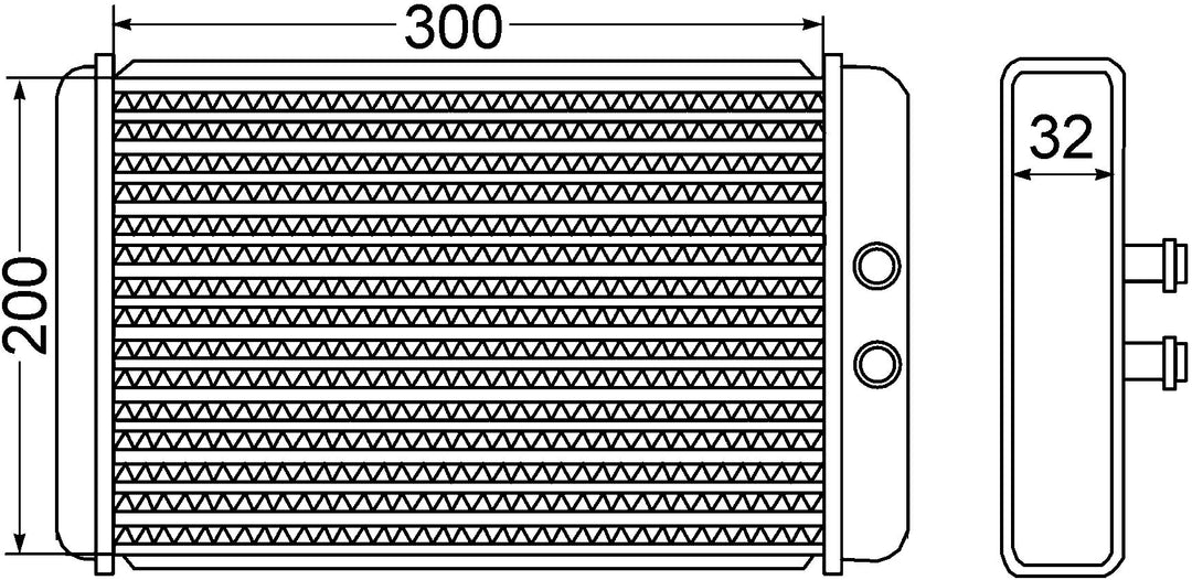 MAHLE AH 61 000S Innenraum-Wärmetauscher BEHR