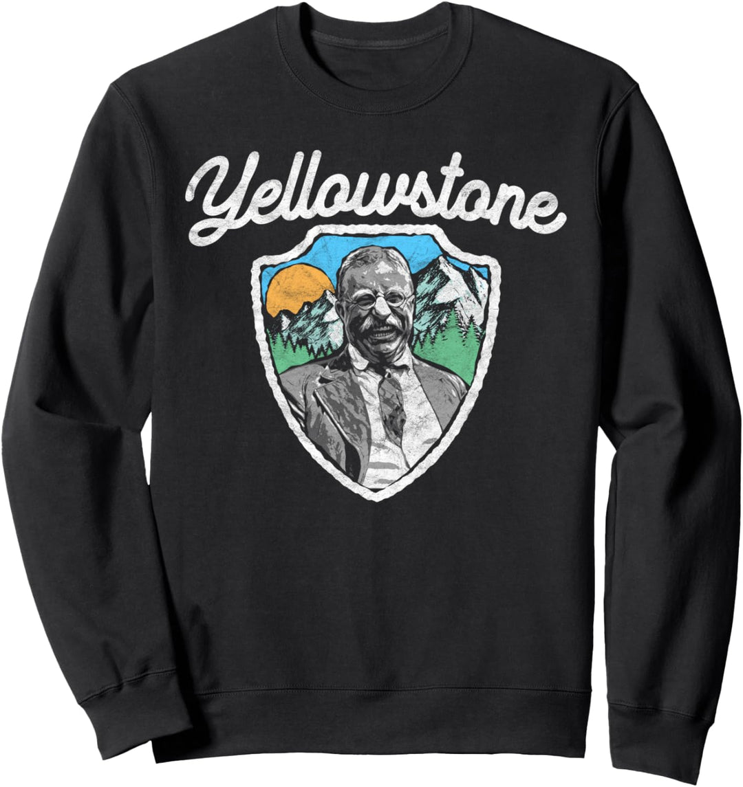 Yellowstone Funny Teddy Roosevelt Vintage Sweatshirt
