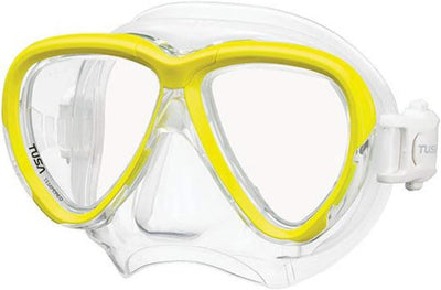 Tusa Intega tauch-Maske schnorchel taucherbrille Profi Flash Yellow, Flash Yellow