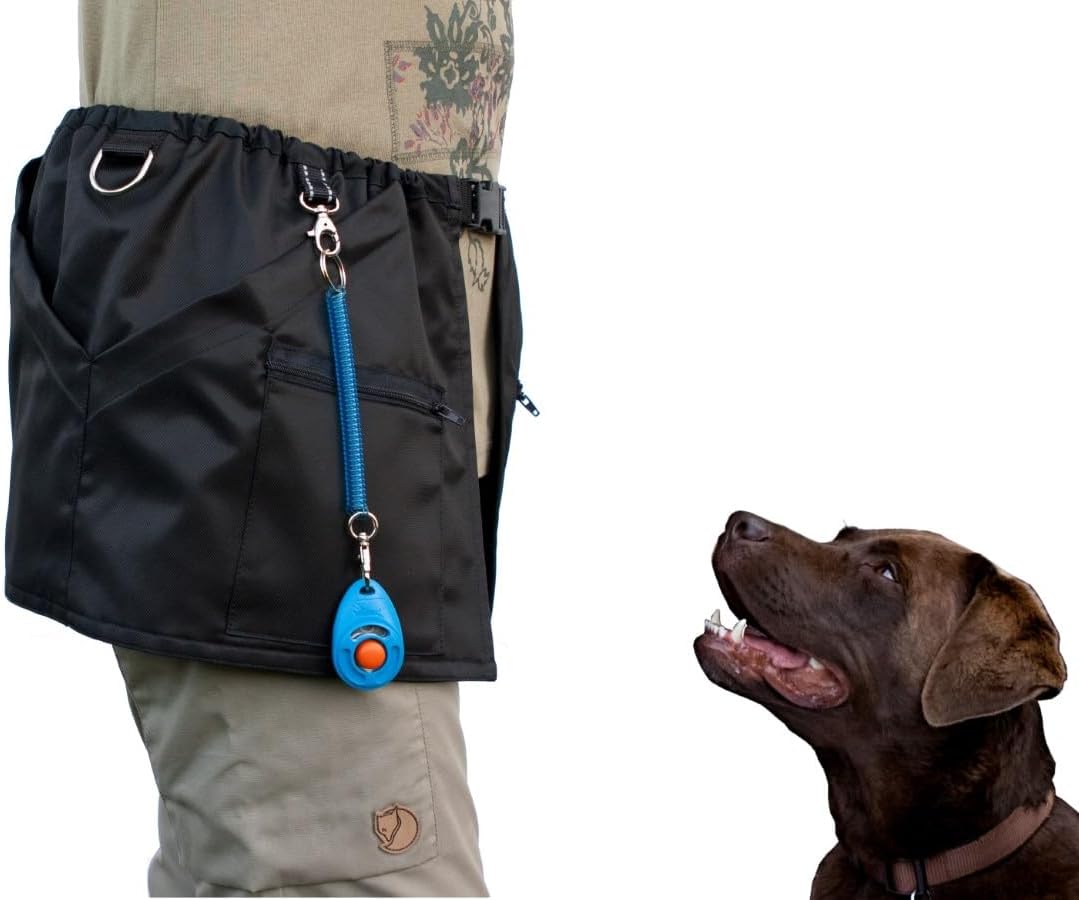 Berra Hundesportweste Trainingsgürtel halbe Weste Trainingsweste Dummyweste L = 124cm Schwarz, L = 1
