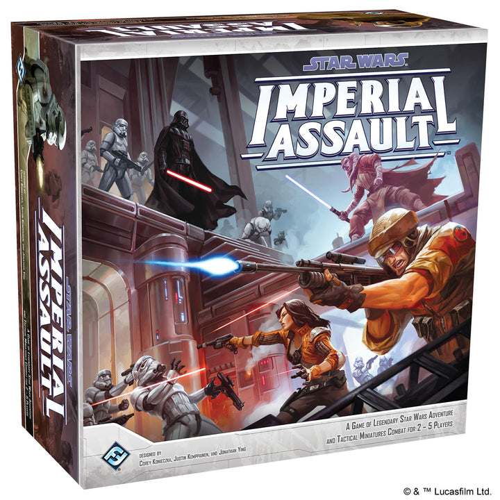 Fantasy Flight Games FFGSWI01 Star Wars Board Game & Extension, Mehrfarbig, 1. Core Set & Accessorie