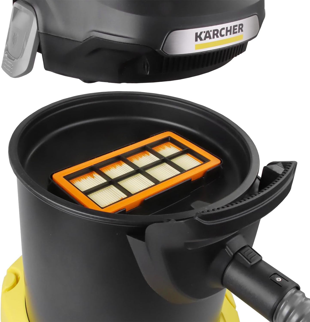Flachfaltenfilter kompatibel mit Kärcher AD 2 Battery AD 3 Premium AD 4 Premium Aschesauger Filter -
