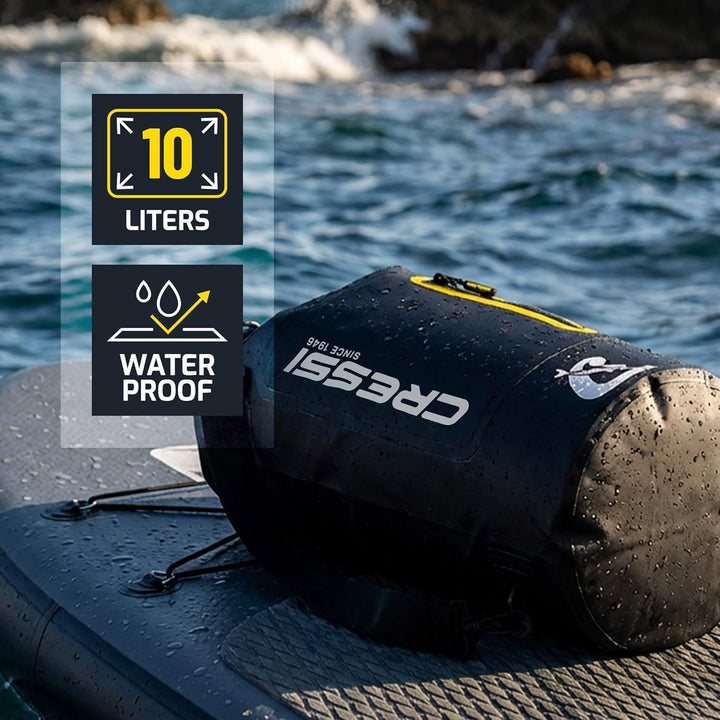 CRESSI Ocelot Waterproof Dry Bag Roll Top Storage Sack for Beach, Boat and Travel, Lightweight Water