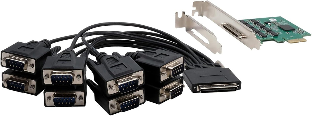 EX-46028 8S Seriell RS-232 PCIe Karte