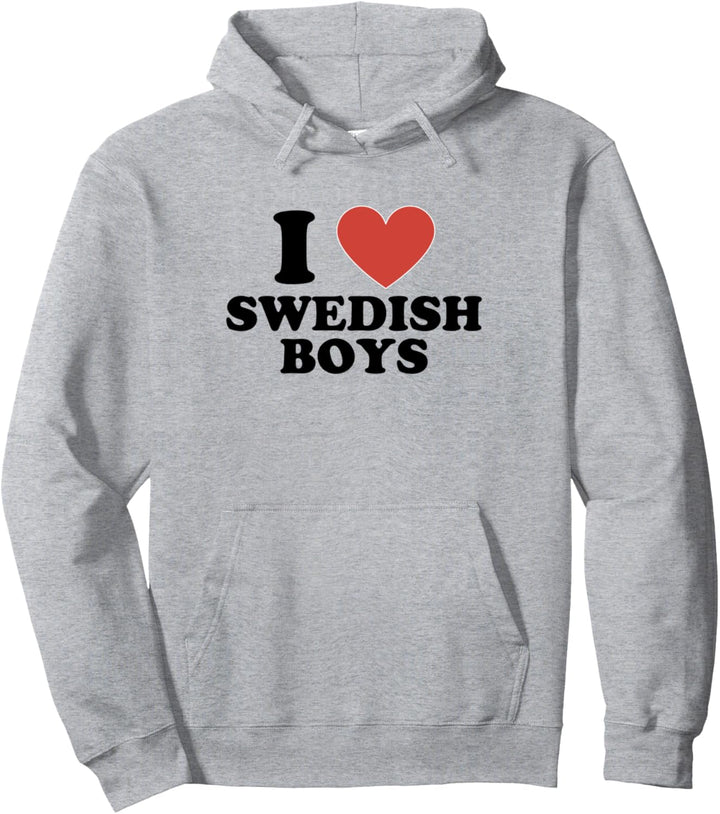 I Love Swedish Boys Herren Pullover Hoodie