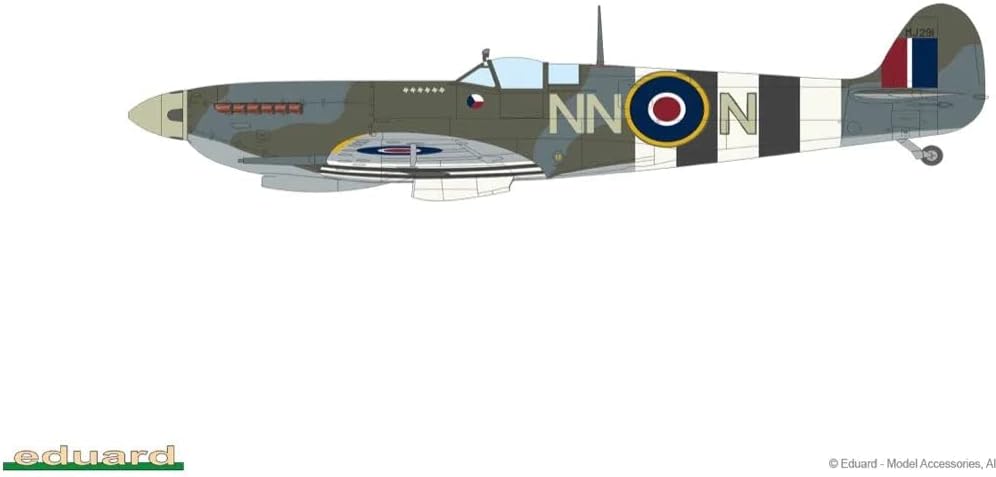 Eduard EDK84183 Kit 1:48 Weekend-Spitfire Mk.IXc Modell, geformte Farbe