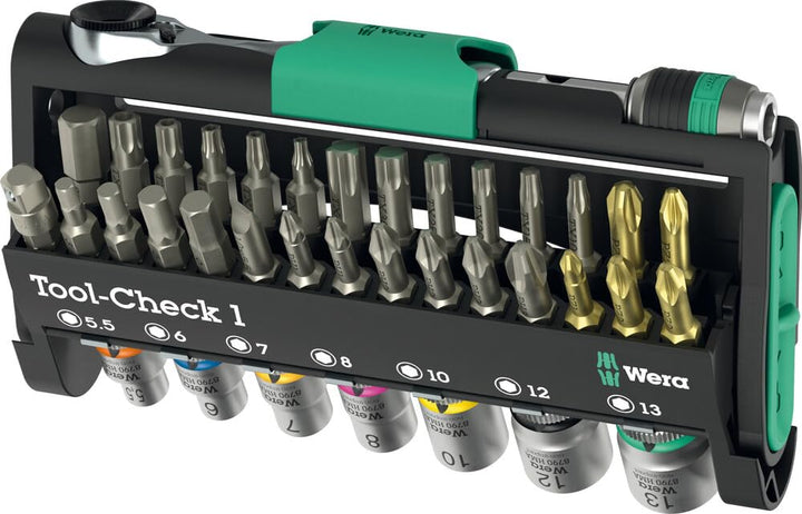 Wera 05049050001 Tool-Check 1, 38-teilig, Tool-Check 1